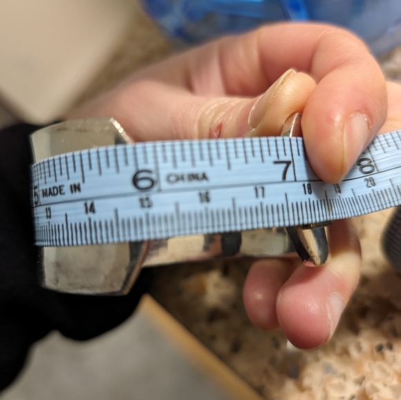 Sterling silver cuff bracelet - Picture 7 of 7